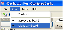 NCache Dashboard client