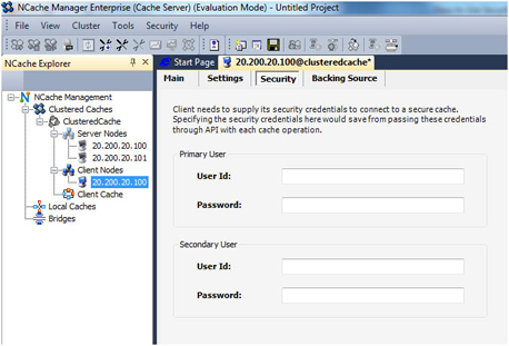 Cómo configurar la seguridad en NCache