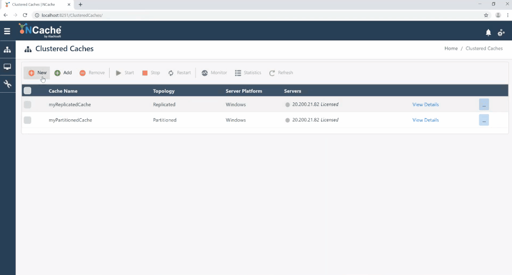 Create Cache Cluster