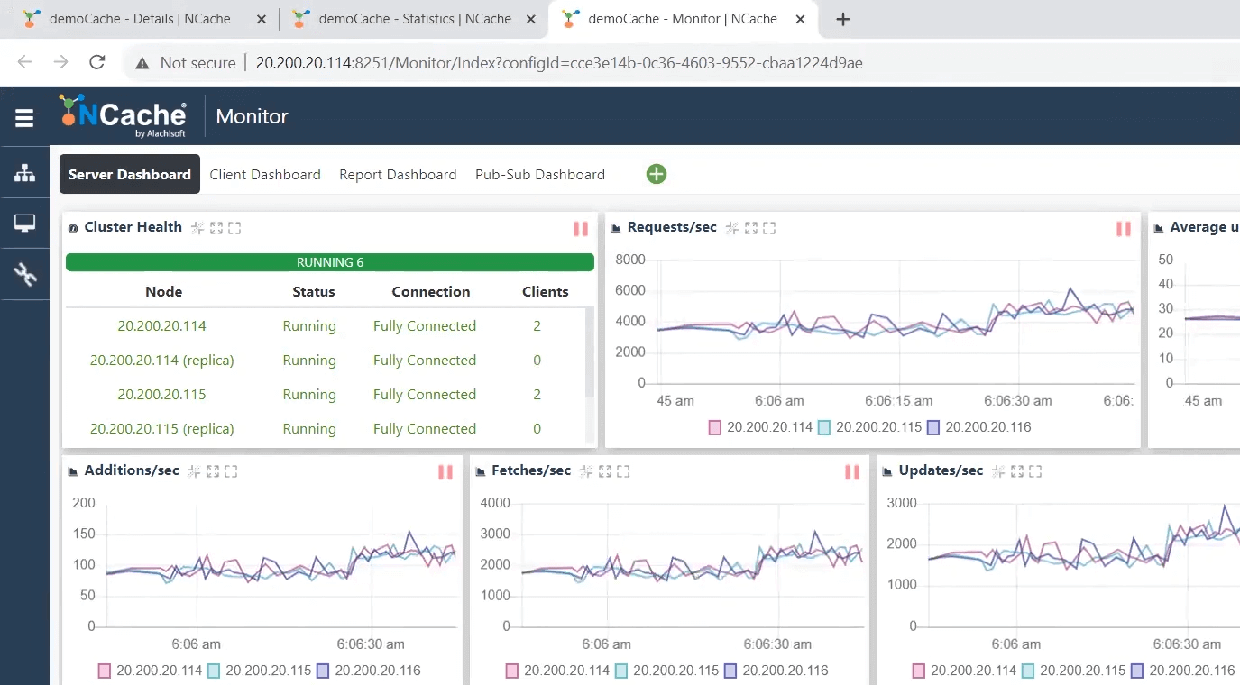 Cliente adicionado em tempo de execução