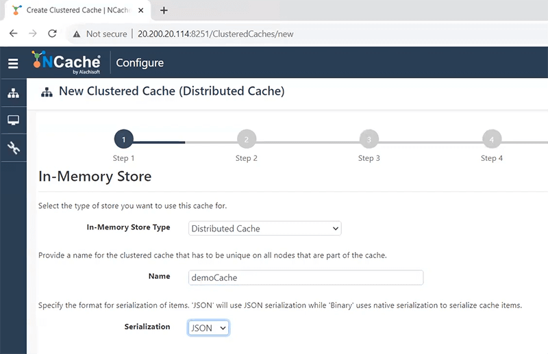 Create NCache Cluster