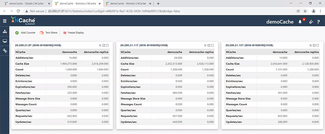 Wartungsmodus Herunterfahren eines Cache-Servers