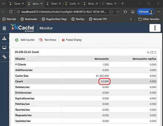 Data Retrival after Query Caching is Enabled