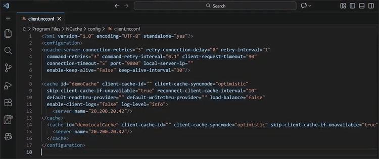 Specify Cache Server