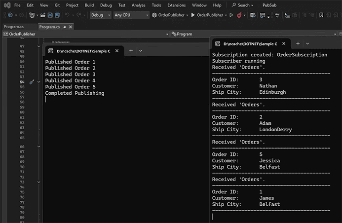 Asynchronous Pub/Sub