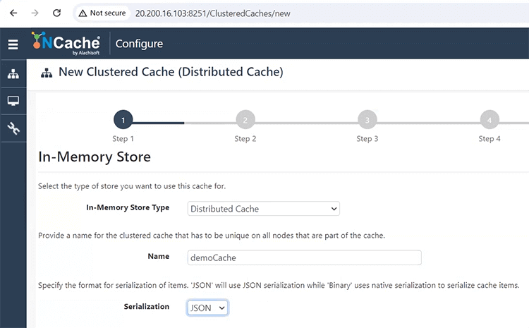 Create a New Cache