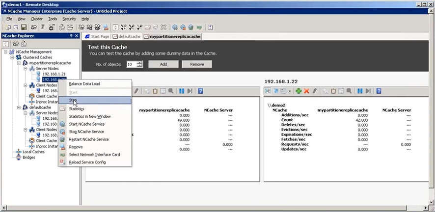 Stopping Cache Server