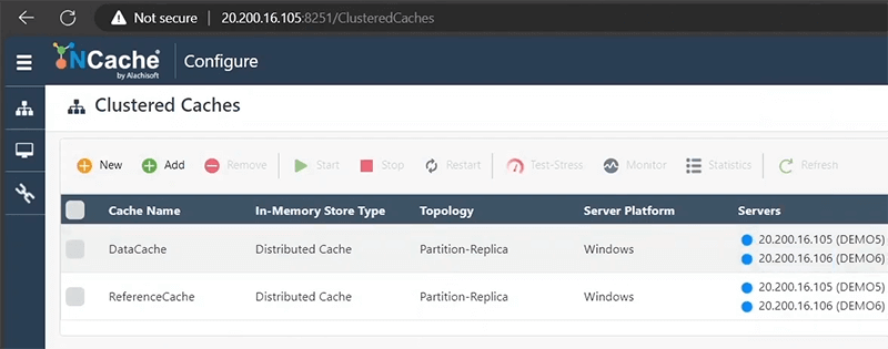 Demo Caches