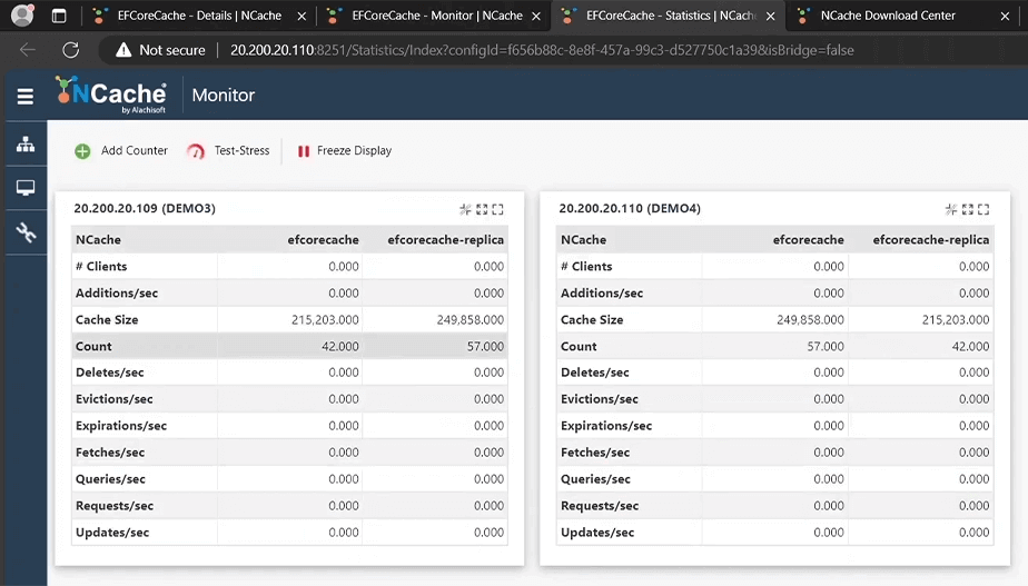 NCache Statistics