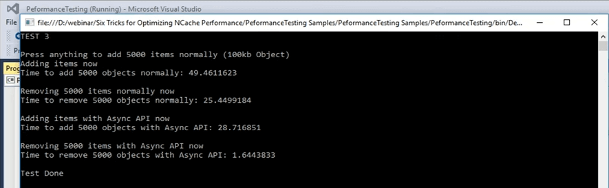 API asynchrone