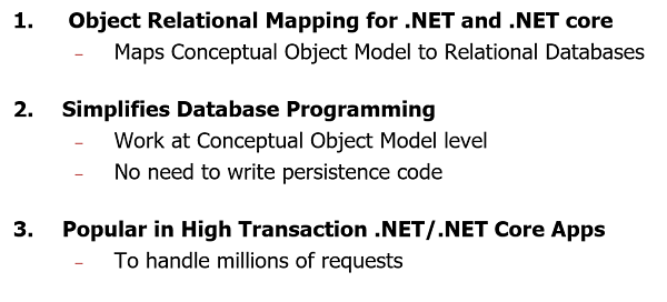 che-cosa-è-entità-framework-core